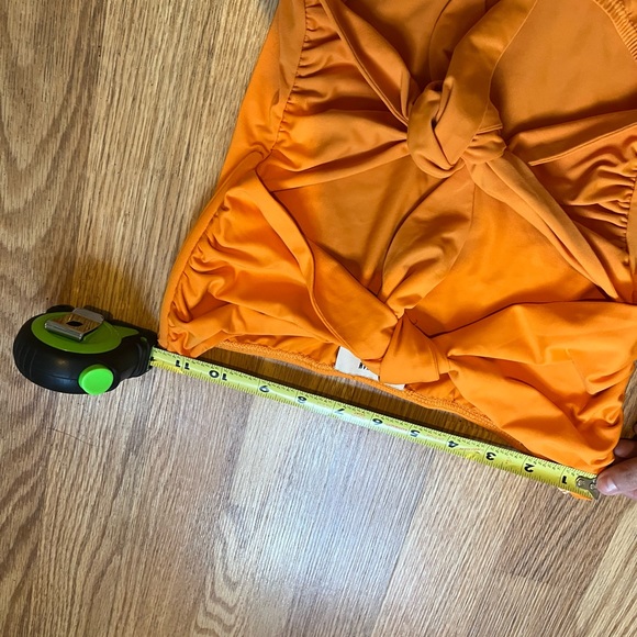 MARYAM NASSIR ZADEH DEIA FRONT TIE ONE PIECE in Orange - Picture 8 of 13